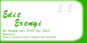 edit erenyi business card